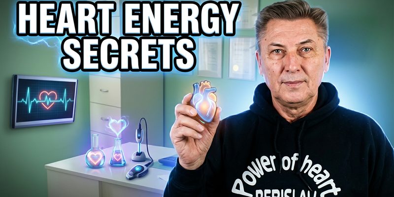 Heart energy experiment showing a human biofield demonstration and no-touch energy research in a laboratory setting.