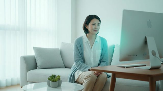 Besplatni tretmani bioenergijom kod kuće - Skrivene ljudske sposobnosti besplatni tretmani bioenergijom kod kuće bioenergija na daljinu žena gleda video i opušta se