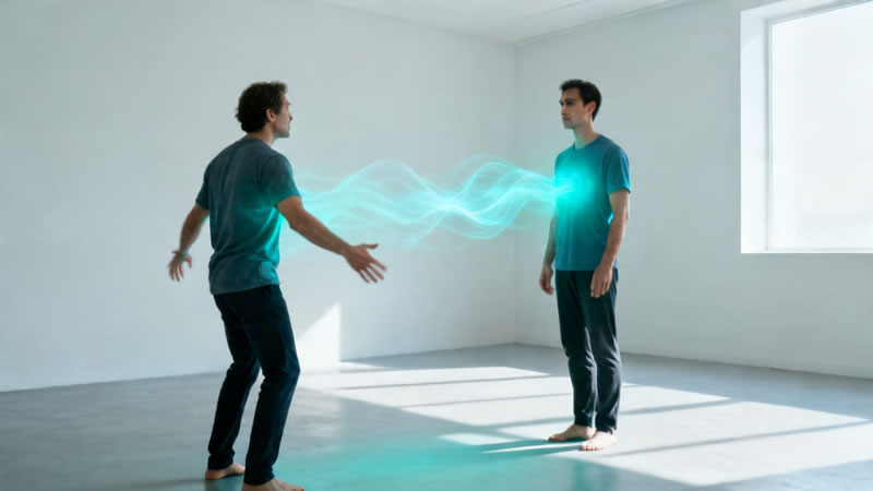 bioterapija u praksi reakcija tijela bez dodira kroz bioenergiju između dvije osobe