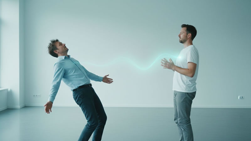 kako testirati bioenergiju reakcija bez dodira između dvije osobe