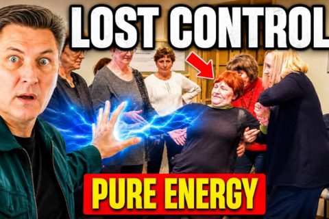 Watch Her Body React to Pure Energy